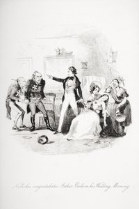 Nicholas Congratulates Arthur Gride on his Wedding Morning, Illustration from 