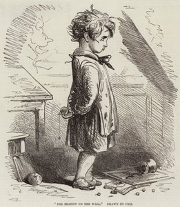 The Shadow on the Wall by Hablot Knight Browne