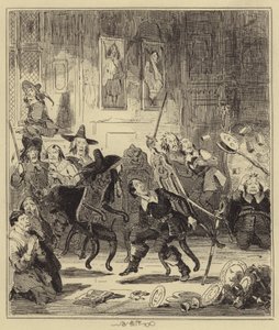 Witchery at Woodstock by Hablot Knight Browne