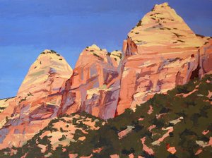 Late Afternoon Patriarchs, Zion II, c.2025 by Hadley Rampton