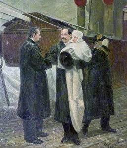 King Haakon on Norwegian Land in 1905 by Halfdan Frithjof Strom
