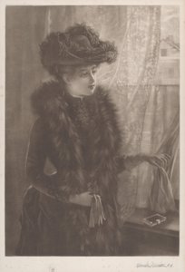 Untitled (Lady in Furs) by Hamilton Hamilton