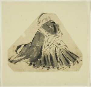 Sketch of a Priest by Hanabusa Itcho