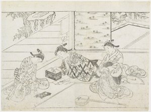 Three Prostitutes in a Room, early 1770s