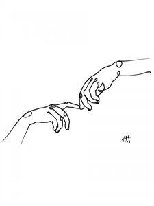 Minimalist Hand Touch