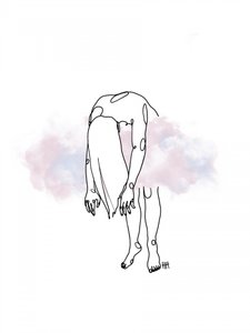 Vulnerable Cloud Figure by Hanna Lee Tidd