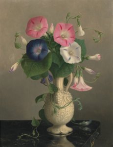 Vase of Morning Glories by Hannah Brown Skeele
