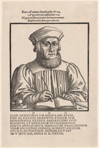 Johann Aventinus (Johann Turmair) by Hanns Lautensack