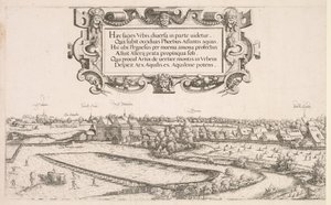 Panoramic View of Nuremberg: Left Portion by Hanns Lautensack
