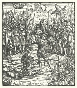 Execution of the Leaders of an Uprising Against the Rule of Archduke Maximilian of Austria in Flanders by Hans (after) Burgkmair