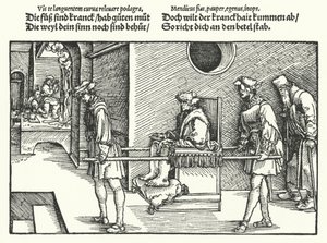 Gout by Hans (after) Burgkmair