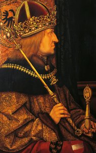 Portrait of Frederick III (The Peaceful) by Hans (after) Burgkmair