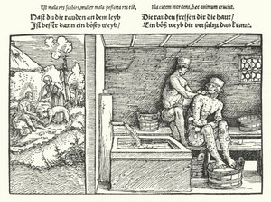 Scabies by Hans (after) Burgkmair