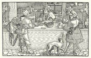 The Money Changer by Hans (after) Burgkmair