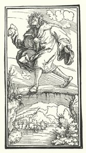 Woodcut from De Remediis Utriusque Fortunae (Remedies for Fortune Fair and Foul) by Petrarch by Hans (after) Burgkmair