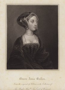 Anne Boleyn, Second Wife of King Henry VIII by Hans (after) Holbein the Younger
