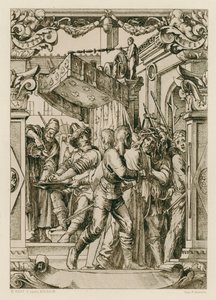 Jesus Christ, Pilate Washing His Hands by Hans (after) Holbein the Younger