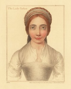 Lady Parker, wife of Sir Henry Parker by Hans (after) Holbein the Younger
