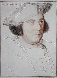 Portrait of Harry Guldeford (d.1532) Engraved by Francesco Bartolozzi 1792 by Hans (after) Holbein the Younger