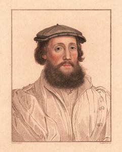 Portrait of an unknown man, court of King Henry VIII by Hans (after) Holbein the Younger