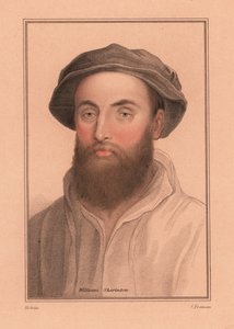 Sir William Sharington, English courtier to King Henry VIII (engraving) by Hans (after) Holbein the Younger