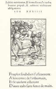 The Armed Knight (engraving) by Hans (after) Holbein the Younger