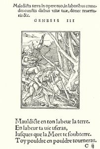 The Curse upon Earth and on Man by Hans (after) Holbein the Younger