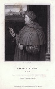 Thomas Wolsey, English Politician, Archbishop and Cardinal of the Catholic Church (engraving)