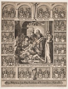 The Raising of Lazarus Surrounded by Holger Rosenkrantz