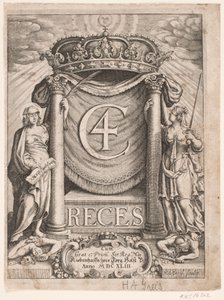 Title Page to Christian IV Recess 1643 by Hans Andreas Greys