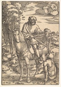 Saint Martin on Horseback, 15th-16th Century by Hans Baldung