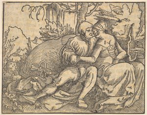 The Sixth of Ten Commandments, from Die zehe gebot by Hans Baldung