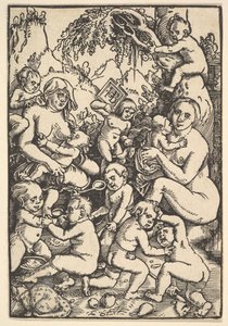 Two Mothers with Children Die Kinderaue by Hans Baldung