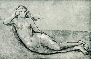 Reclining Nymph by Hans Baldung Grien