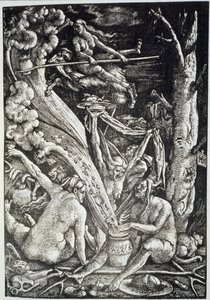 The Witches at the Sabbath (after Hans Baldung Grien)