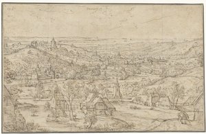 View of Brussels by Hans Bol