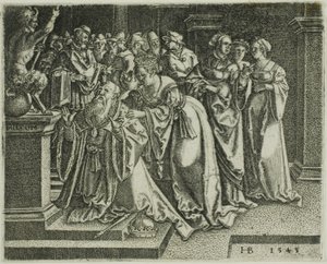 Solomon Adoring the Idols by Hans Brosamer