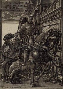 St. George and the Dragon by Hans Burgkmair