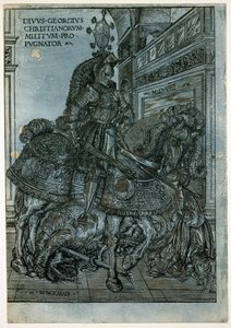 St George on Horseback by Hans Burgkmair