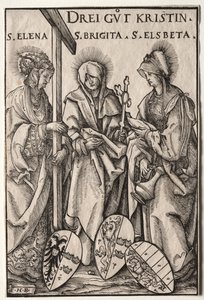 The Three Christian Heroines: Saints Helen, Bridget and Elizabeth by Hans Burgkmair