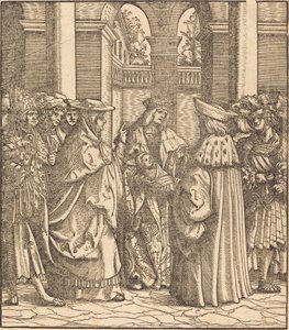 The Archbishop Blessing the Child after the Baptism