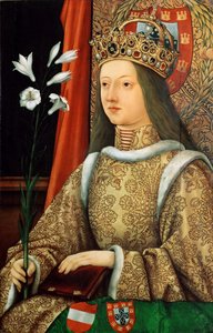 Portrait of Eleanor of Portugal, Holy Roman Empress by Hans Burgkmair the Elder