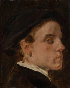 Portrait Study of the Painter Wilhelm Trübner by Hans Canon