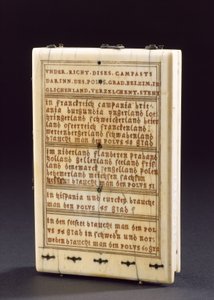 Tablet compass sundial, Nuremberg, 1574 by Hans Ducher