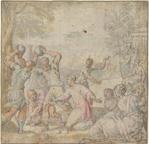 The Stoning of Saint Stephen by Hans Freyberger