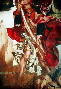 St. Christopher, 1503 by Hans Fries