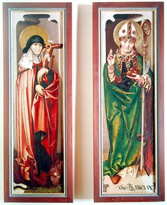 St. Margaret and St. Nicolas of Myra by Hans Fries