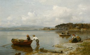 Fjord Landscape by Hans Gude