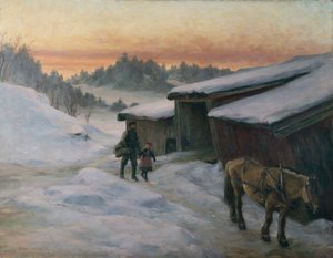 From Sandviken by Hans Gude