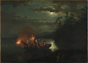 Spear Fishing on Lake Kroderen